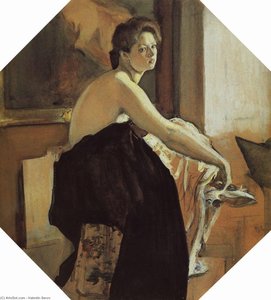 Portrait Of Yelena Oliv — Valentin Alexandrovich Serov