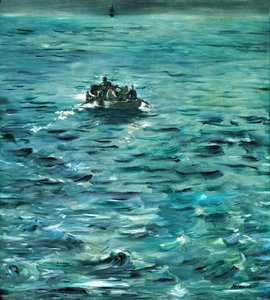 Rochefort's Escape, Oil On Canvas, Impressionist Painting