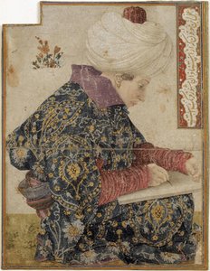 A Seated Scribe — Gentile Da Fabriano