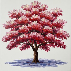 Ephemeral Bloom: A Singular Impasto Study Of Serenity And Rose Petal Radiance — Adrien Cordier