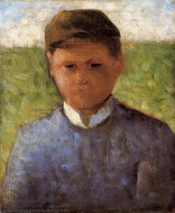 Young Peasant In Blue — Georges Seurat