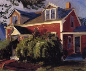Our Red Cottage, Gloucester — John French Sloan