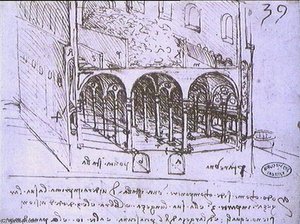 Proyecto Arquitectónico, Arcos — Leonardo Da Vinci