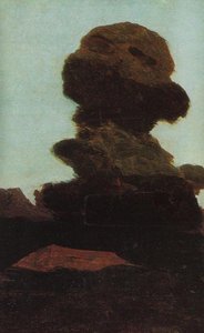 Tree Against The Evening Sky — Arkhip Ivanovich Kuindzhi