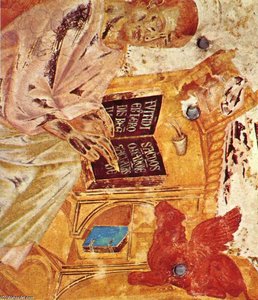 St Luke (detail) — Cimabue