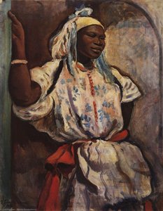 Moroccan Woman In White — Zinaida Serebriakova
