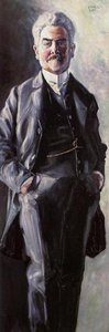 Portrait Of Leopold Czihaczek, Standing — Egon Schiele