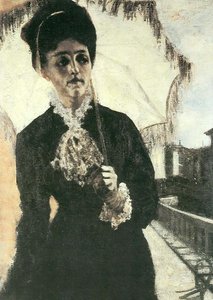 Portrait Of Signora Torelli — Giovanni Segantini