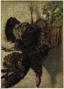 Still Life With Turkey — Giovanni Segantini