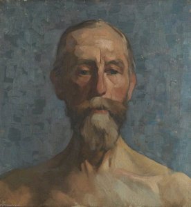 Head And Shoulders Of A Bearded Man — Sir William George Gillies