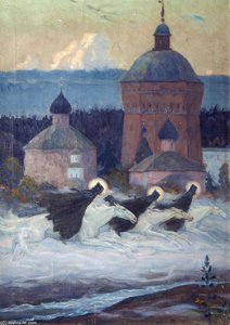 Riders — Mikhail Nesterov