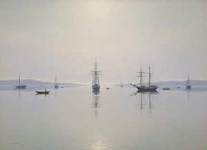Ethereal Stillness: A Study In Silvered Waters — Pauline Girard