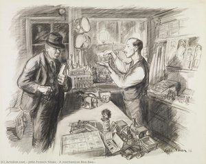 A Mechanical Baa-baa! — John French Sloan