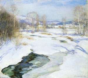 Icebound Brook (also Known As Winter's Mantle) — Willard Leroy Metcalf