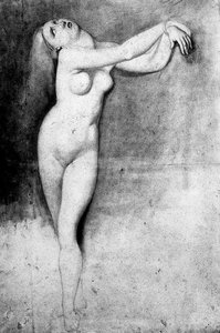 Estudio Tras Ingres ''ángela Atada A La Roca'' — Georges Pierre Seurat