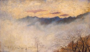 Fog In The Mountains — Vittore Grubicy De Dragon