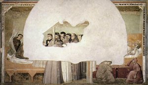 Life Of Saint Francis - [07] - Vision Of The Ascension Of St Francis — Giotto Di Bondone