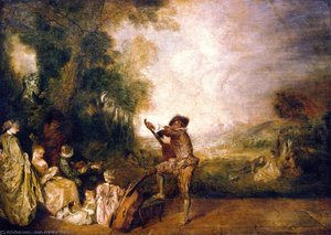The Concert — Jean-antoine Watteau