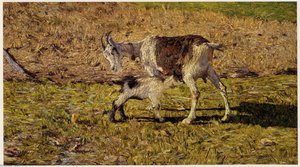 Mountain Pasture In May — Giovanni Segantini