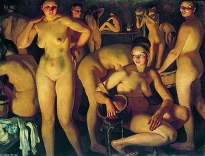 Bath — Zinaida Serebriakova