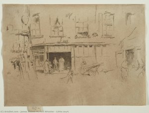 Kleines Hof — James Abbott Mcneill Whistler