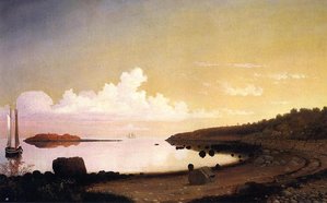 The Westen Shore With Norman's Woe — Fitz Henry Lane