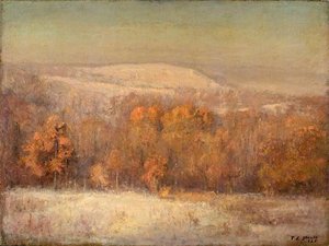 Late November Morning — Theodore Clement Steele, Impressionism