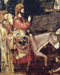 Entry Into Jerusalem (detail) — Giotto Di Bondone