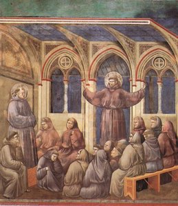 Legend Of St Francis - [18] - Apparition At Arles — Giotto Di Bondone