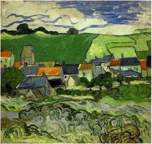 Vue D'auvers Sur Oise — Vincent Van Gogh, Post-impressionism