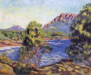 Agay, The Bay During The Mistral — Ferdinand Guillaumin