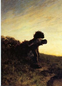 L. Ultima Fatica Del Giorno — Giovanni Segantini