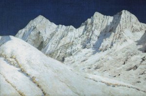 In India. Himalayas Snow — Vasilij Vasiljevič Veresčagin, Realism
