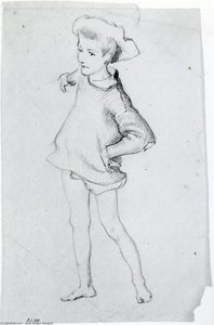 Figure Of A Child (also Known As Study For The Oyster Gatherers Of Cancale) — John Singer Sargent