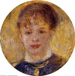 Woman's Head 1 — Pierre-auguste Renoir