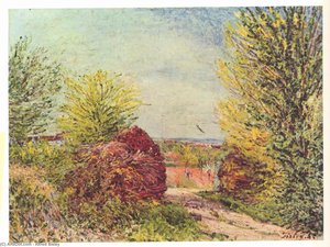 Lontano Nella Primavera Veneux Nadon — Alfred Sisley