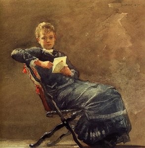Ragazza Seduta — Winslow Homer