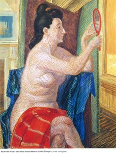 Nude With Red Hand Mirror — John French Sloan