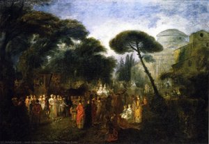 The Village Bride — Jean-antoine Watteau