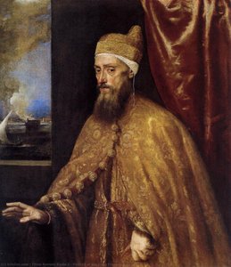 Portrait Of The Doge Francesco Venier — Titian Ramsay Peale Ii