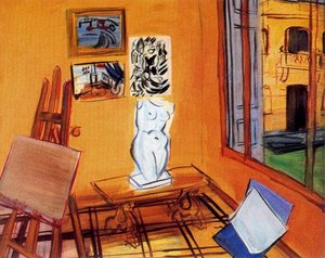 The Workshop On The Rue Jeanne D'arc In Perpignan — Raoul Dufy