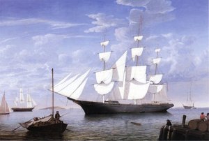Star Light In Harbor — Fitz Henry Lane