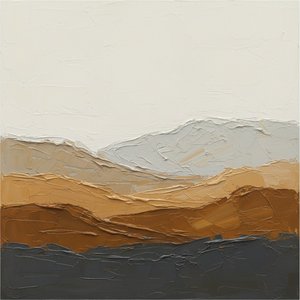 Stratified Silence: A Monumental Study Of Earthly Layers And Ethereal Light — Laurent Roche