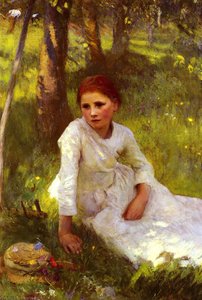 Noon In The Hayfield — Sir George Clausen