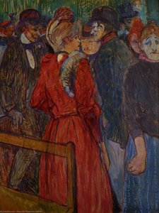 At The Moulin De La Galette, Acrylic On Canvas, Post-impressionism