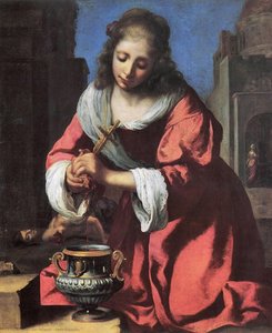 Saint Praxedis — Johannes Vermeer