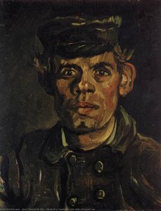 Head Of A Young Peasant With A Peaked Cap — Joos Vincent De Vos