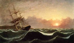 Sunset After Storm — Fitz Henry Lane