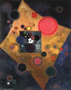 Accent In Pink, Musée National D'arte Modern, Oil On Canvas, Constructivism