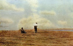 Mending The Net — Thomas Eakins, Impressionism